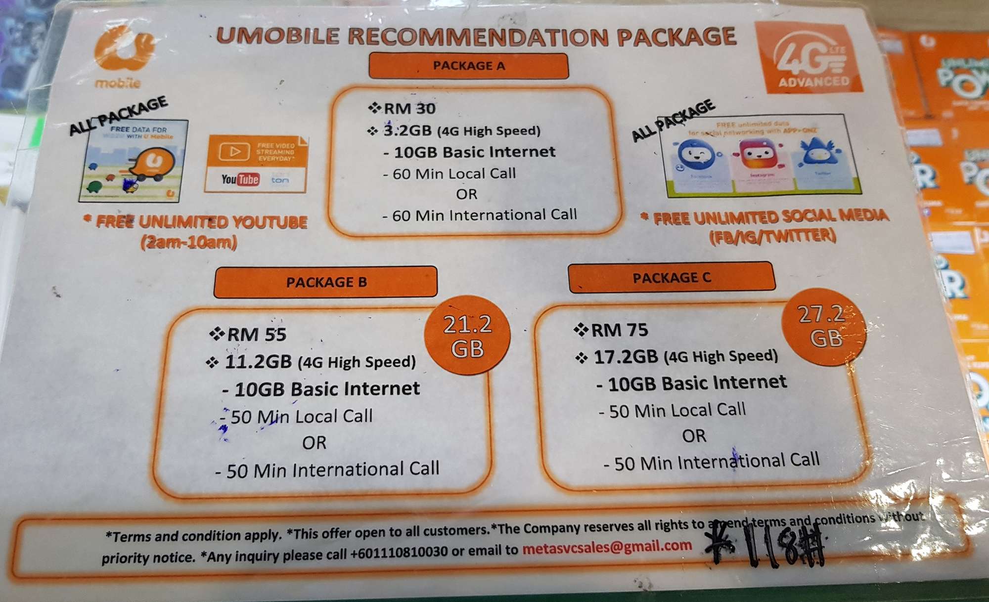 Traveling to Malaysia and Langkawi-GET A LOCAL SIM CARD