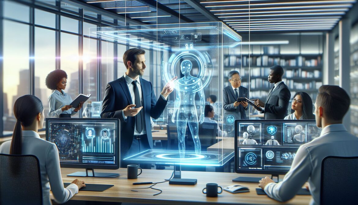 An Image Illustrationg The Future of Work: Will AI Replace Our Jobs?