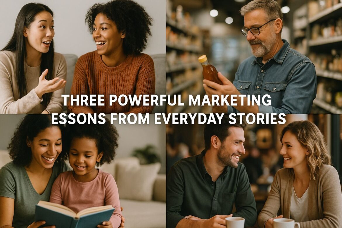 An Image Illustrationg Three Powerful Marketing Lessons from Everyday Stories