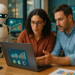 An Image Illustrationg Practical AI Integration for Small Businesses: From Automation to Advanced Analytics