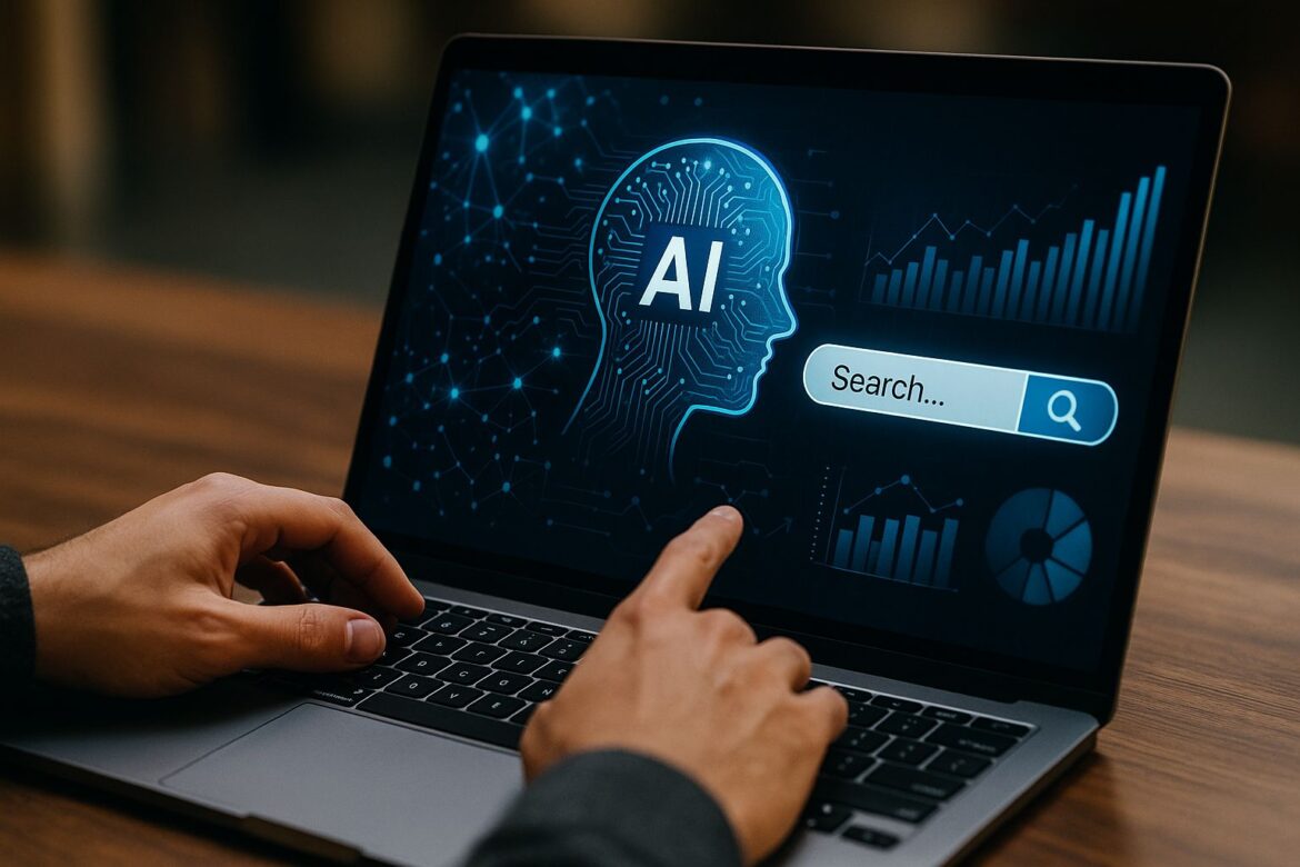 An Image Illustrationg Adapting SEO for the AI-Driven Search Revolution