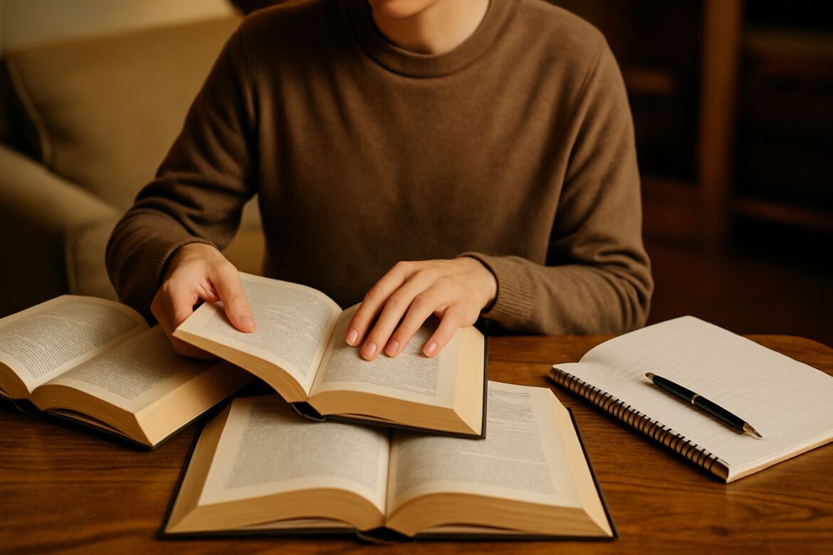 An Image Illustrationg Mastering the Art of Reading: Techniques to Read Multiple Books Quickly and Effectively