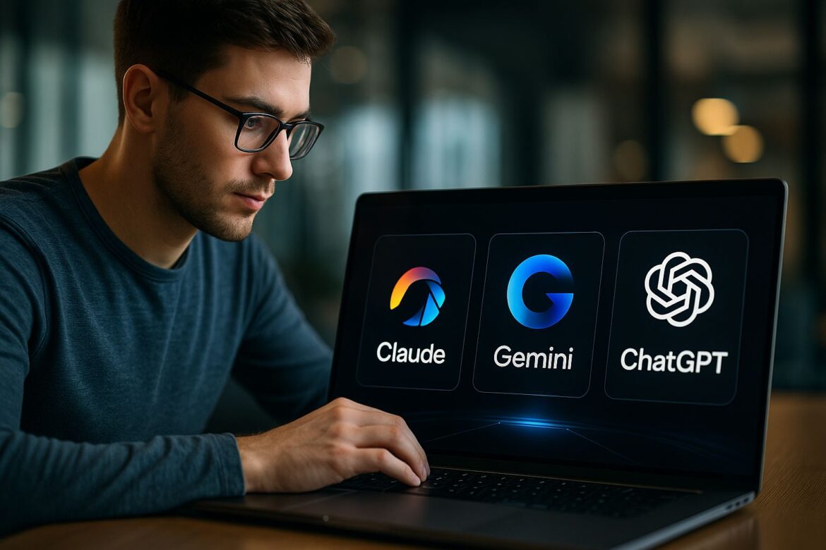 An Image Illustrationg Navigating the Pros and Pitfalls of AI Tools: A Personal Experience with Cloud, Gemini, and ChatGPT